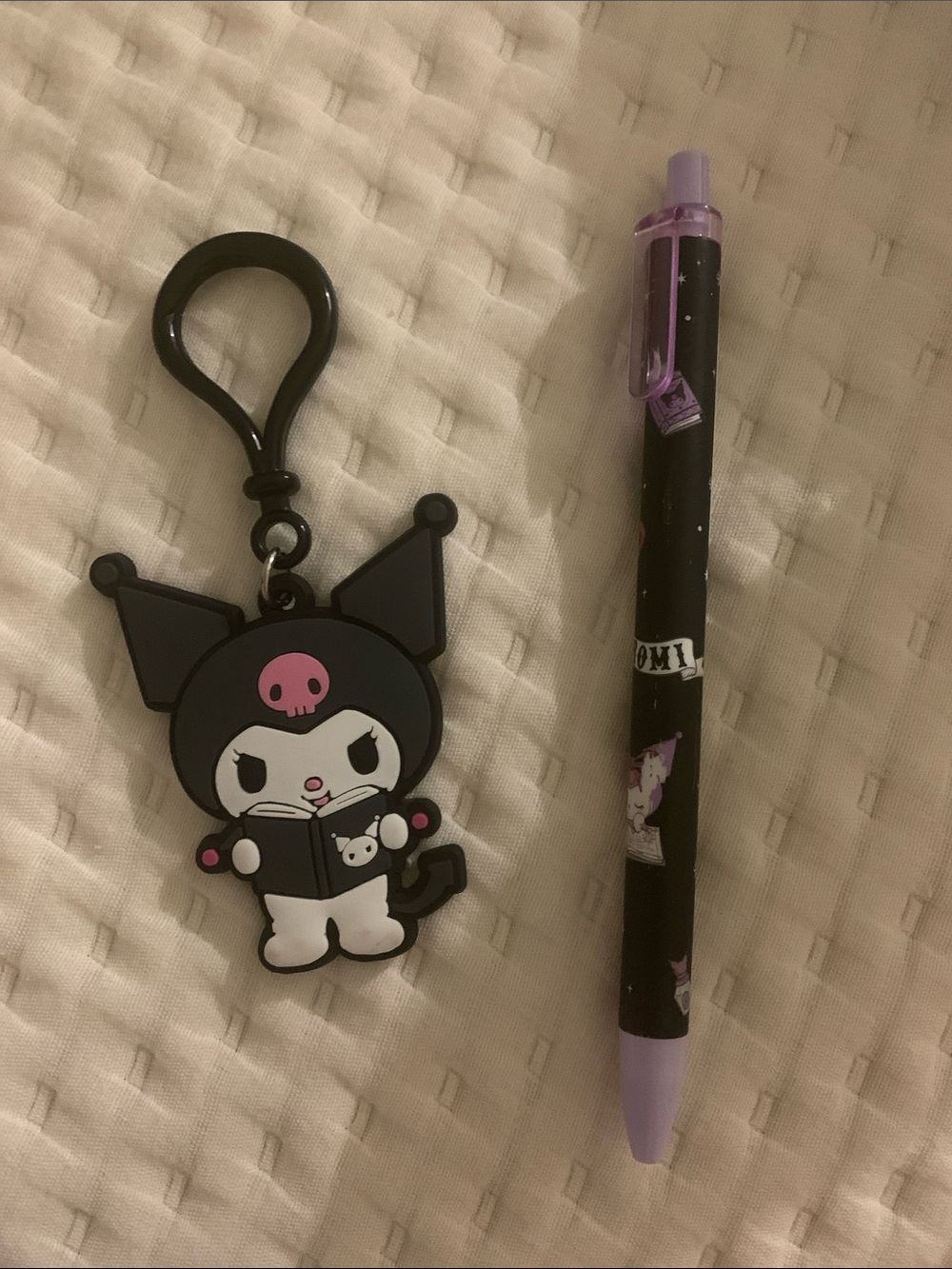 Official Sanrio Kuromi Keychain + Pen